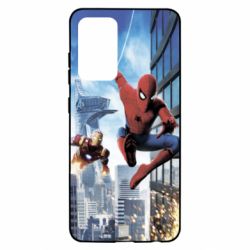 Чохол для Samsung A52 5G Spiderman and Ironman - PrintSalon