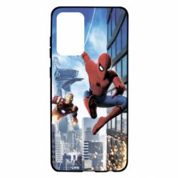 Чохол для Samsung A72 5G Spiderman and Ironman - PrintSalon