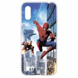 Чохол для Samsung A01 / M01 Spiderman and Ironman - PrintSalon