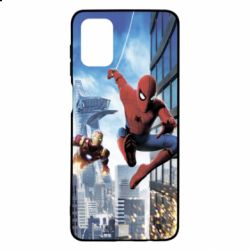 Чохол для Samsung M51 Spiderman and Ironman - PrintSalon