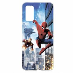 Чохол для Samsung S20 Spiderman and Ironman - PrintSalon
