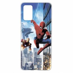 Чохол для Samsung S20+ Spiderman and Ironman - PrintSalon