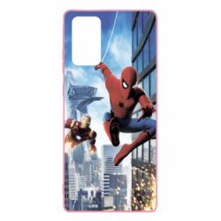 Чохол для Samsung Note 20 Spiderman and Ironman - PrintSalon