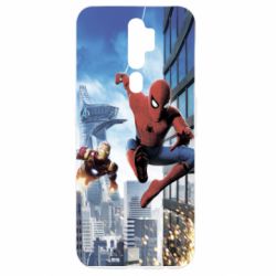 Чохол для Oppo A5/A9 2020 Spiderman and Ironman - PrintSalon