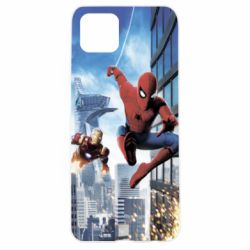 Чохол для Oppo A92sSpiderman and Ironman - PrintSalon