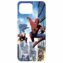 Чохол для Oppo Reno 4 Lite Spiderman and Ironman - PrintSalon