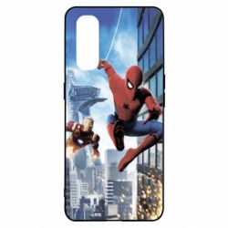 Чохол для Oppo Find X2Spiderman and Ironman - PrintSalon