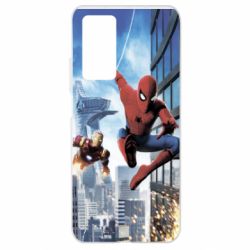 Чохол для Xiaomi Mi 10T / 10T Pro Spiderman and Ironman - PrintSalon