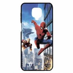 Чохол для Xiaomi Redmi Note 9S / 9Pro / 9Pro Max Spiderman and Ironman - PrintSalon