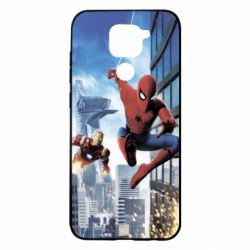 Чохол для Xiaomi Redmi Note 9 / Redmi 10X Spiderman and Ironman - PrintSalon