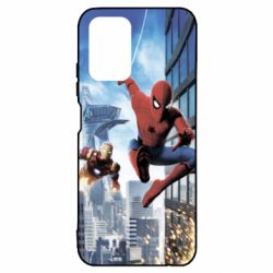 Чохол для Xiaomi Redmi Note 10 Spiderman and Ironman - PrintSalon