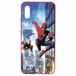 Чохол для Xiaomi Redmi 9a Spiderman and Ironman - PrintSalon