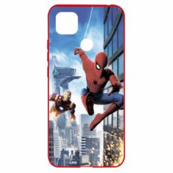 Чохол для Xiaomi Redmi 9c Spiderman and Ironman - PrintSalon