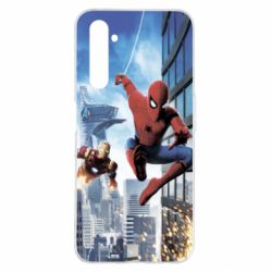 Чохол для Realme 6 Pro Spiderman and Ironman - PrintSalon