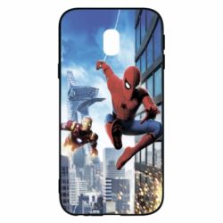 Чохол для Samsung J3 2017 Spiderman and Ironman - PrintSalon