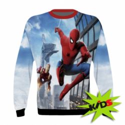 Дитячий 3D світшот Spiderman and Ironman - PrintSalon