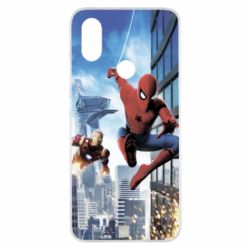 Чохол для Xiaomi Mi A2 Spiderman and Ironman - PrintSalon