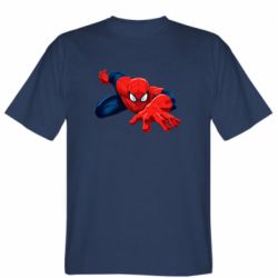 Мужская футболка Stedman Spiderman and jump - PrintSalon