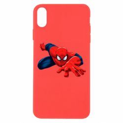 Чохол для iPhone Xs Max Spiderman and jump