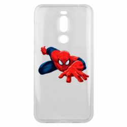 Чехол для Meizu X8 Spiderman and jump - PrintSalon