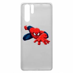 Чехол для Huawei P30 Pro Spiderman and jump - PrintSalon