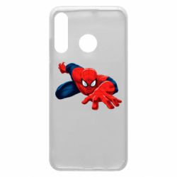 Чехол для Huawei P30 Lite Spiderman and jump - PrintSalon