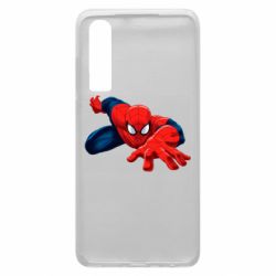 Чехол для Huawei P30 Spiderman and jump - PrintSalon