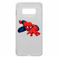 Чехол для Samsung S10e Spiderman and jump - PrintSalon