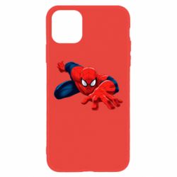 Чехол для iPhone 11 Spiderman and jump - PrintSalon