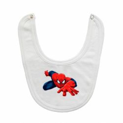 Слюнявчик  Spiderman and jump - PrintSalon