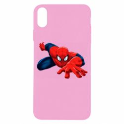 Чохол для iPhone X/Xs Spiderman and jump
