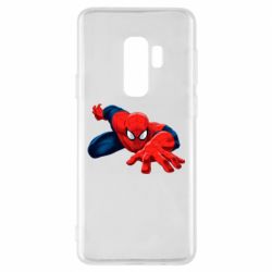 Чехол для Samsung S9+ Spiderman and jump - PrintSalon