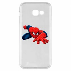 Чехол для Samsung A5 2017 Spiderman and jump - PrintSalon