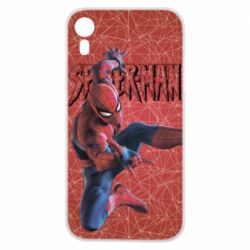 Чохол для iPhone XR Spiderman and logo - PrintSalon