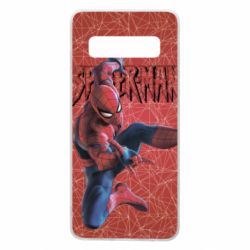 Чохол для Samsung S10 Spiderman and logo - PrintSalon