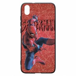 Чохол для Xiaomi Redmi 7A Spiderman and logo - PrintSalon