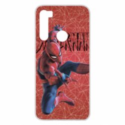 Чохол для Xiaomi Redmi Note 8 Spiderman and logo - PrintSalon