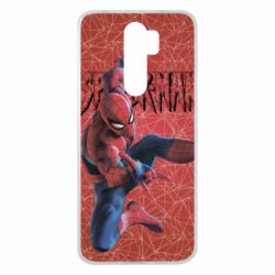 Чохол для Xiaomi Redmi Note 8 Pro Spiderman and logo - PrintSalon