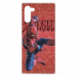 Чохол для Samsung Note 10 Spiderman and logo - PrintSalon