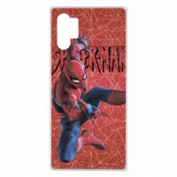 Чохол для Samsung Note 10 Plus Spiderman and logo