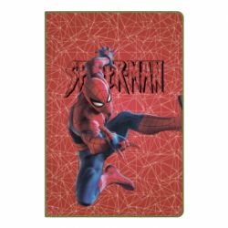 Блокнот з принтом Spiderman and logo - PrintSalon