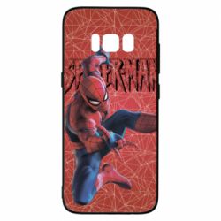 Чохол для Samsung S8 Spiderman and logo - PrintSalon