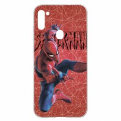 Чохол для Samsung A11 / M11 Spiderman and logo