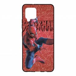 Чохол для Samsung A42 5G Spiderman and logo - PrintSalon