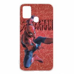 Чохол для Samsung M31 Spiderman and logo - PrintSalon