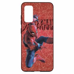 Чохол для Samsung S20 Spiderman and logo - PrintSalon