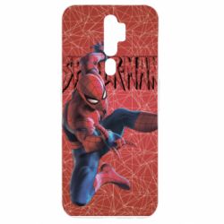 Чохол для Oppo A5/A9 2020 Spiderman and logo - PrintSalon