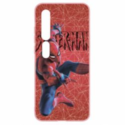 Чохол для Xiaomi Mi10 / 10 Pro Spiderman and logo - PrintSalon