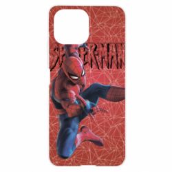 Чохол для Xiaomi Mi11 Lite Spiderman and logo - PrintSalon