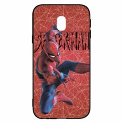 Чохол для Samsung J3 2017 Spiderman and logo - PrintSalon